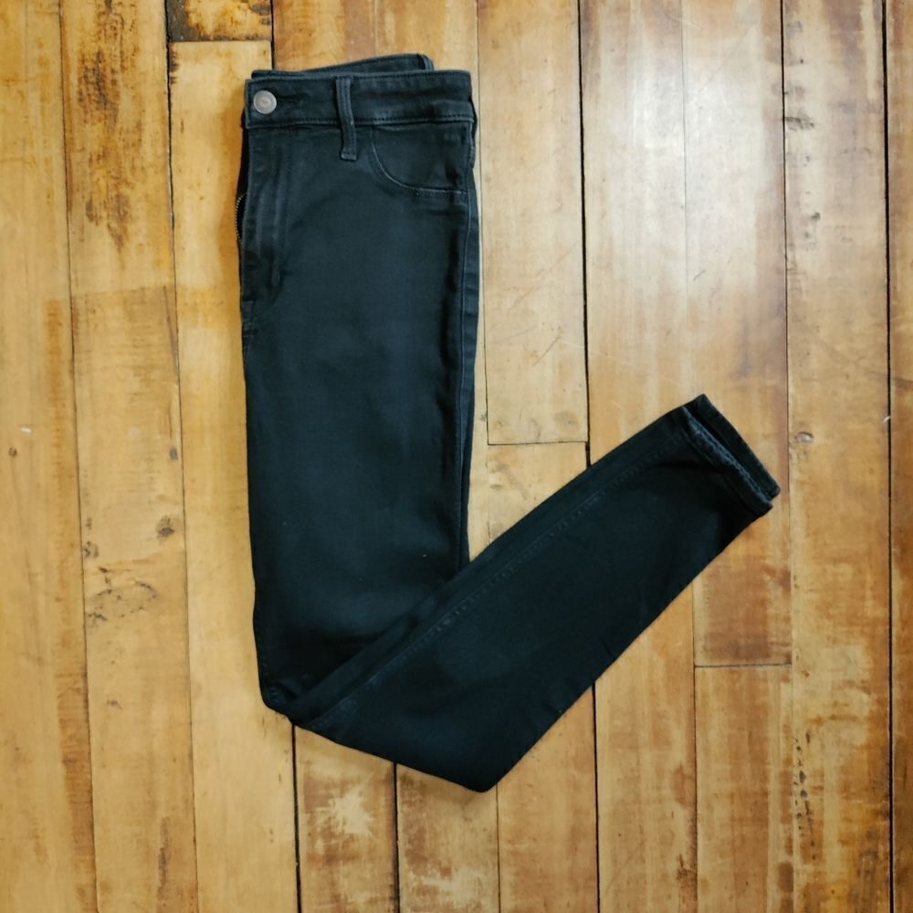 Hollister black skinny jeans size 5R black jeans junior size 5